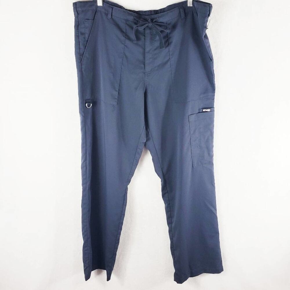 Grey's Anatomy Scrub Pants Steel Grey Men's L Utility 6-Pocket. Style GA0203